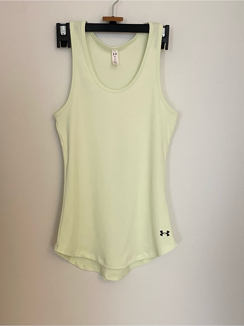 Under Armour Light Lime Ribbed Tank Top